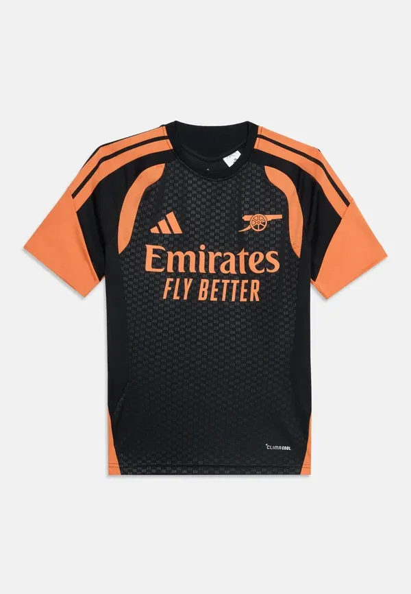 Спортивная футболка унисекс Arsenal FC Tiro Training с коротким рукавом Adidas Performance, черный — фото 3