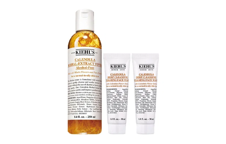 Набор для ухода за кожей Calendula Toner+Cleanser Gel, Kiehl's