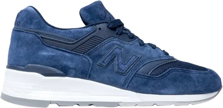 Кроссовки New Balance 997 Made In USA 'Tonal Navy', синий — фото 2