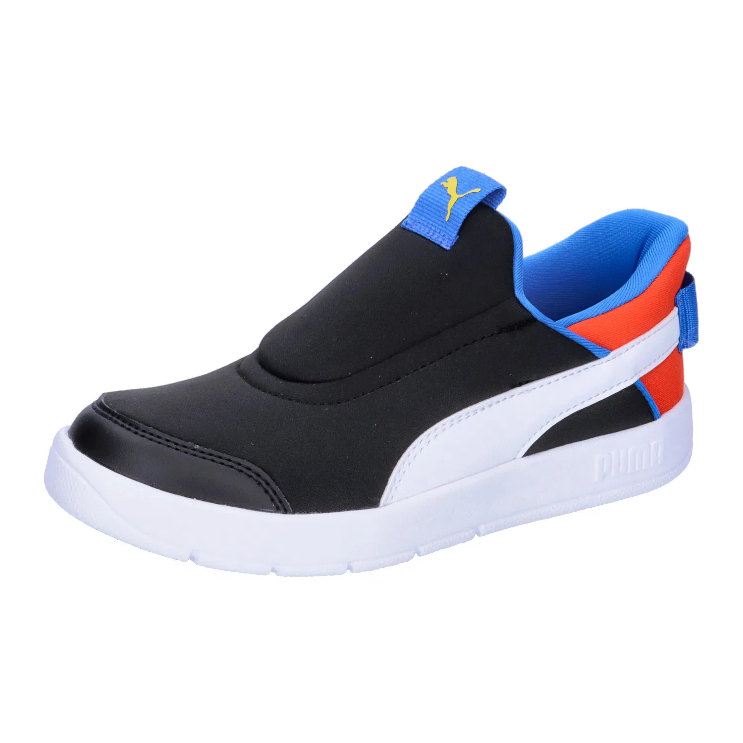 Детские кроссовки с технологией SLIPTECH Courtflex v3 Ease In PS Puma, Schwarz