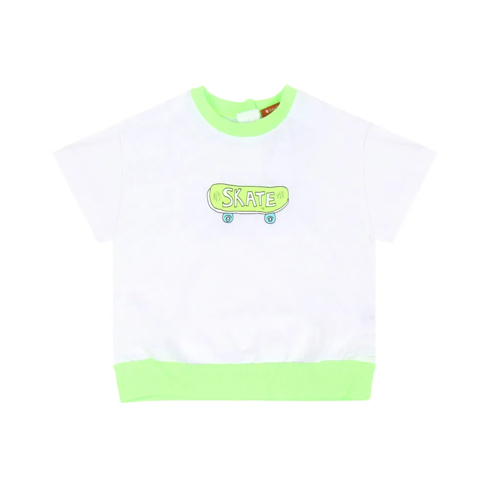 Детский комплект из куртки и брюк с принтом BABYBLEE, Белый