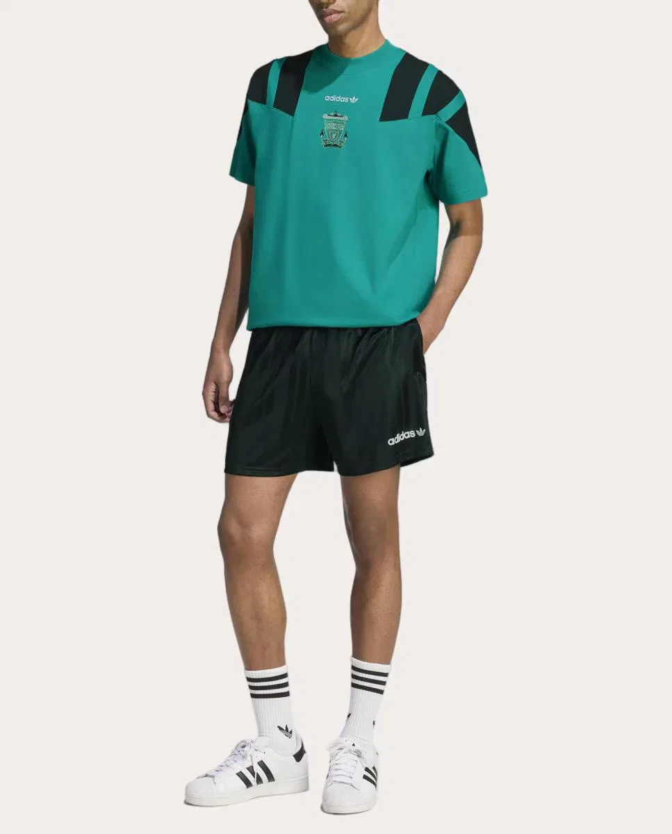 Мужская футболка, Eqt Liverpool Fc, adidas, зеленый черный — фото 3
