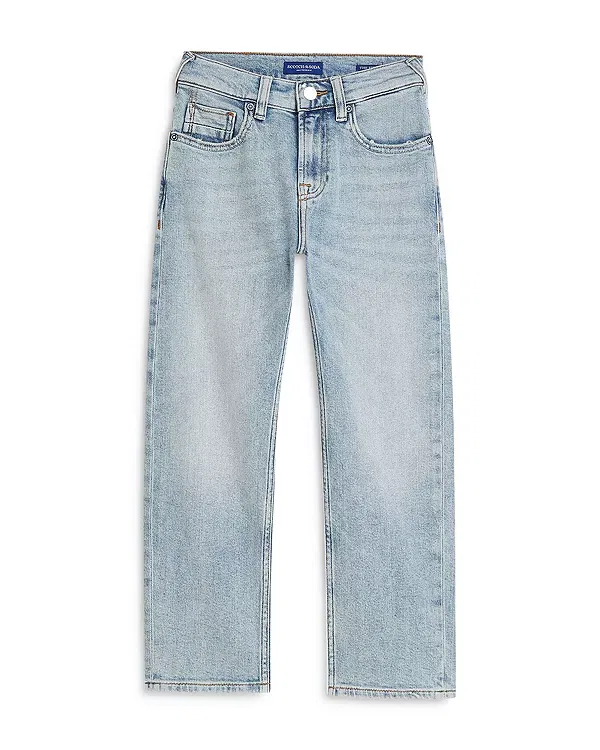 Детские джинсы для мальчиков с эффектом потертости The Pitch Loose Jeans Scotch & Soda, Borderland