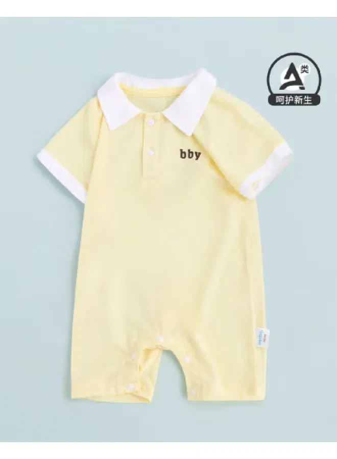 Боди-комбинезон летний с коротким рукавом Bornbay, желтый