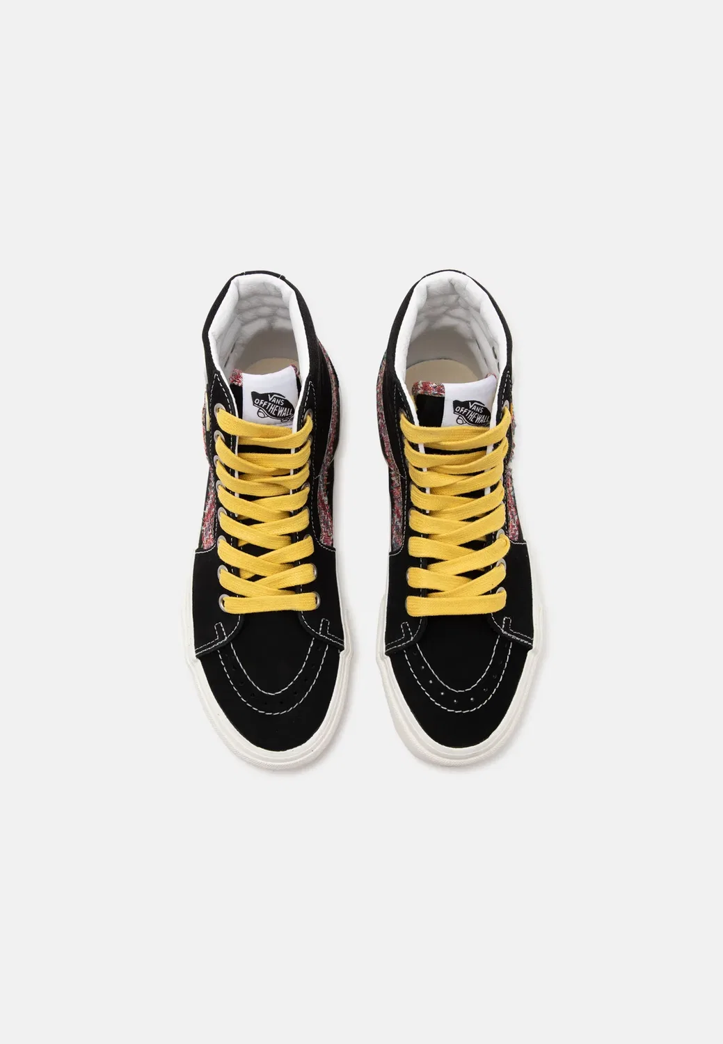 Sk8-Hi унисекс - высокие кроссовки Vans, Black/Marshmallow — фото 4