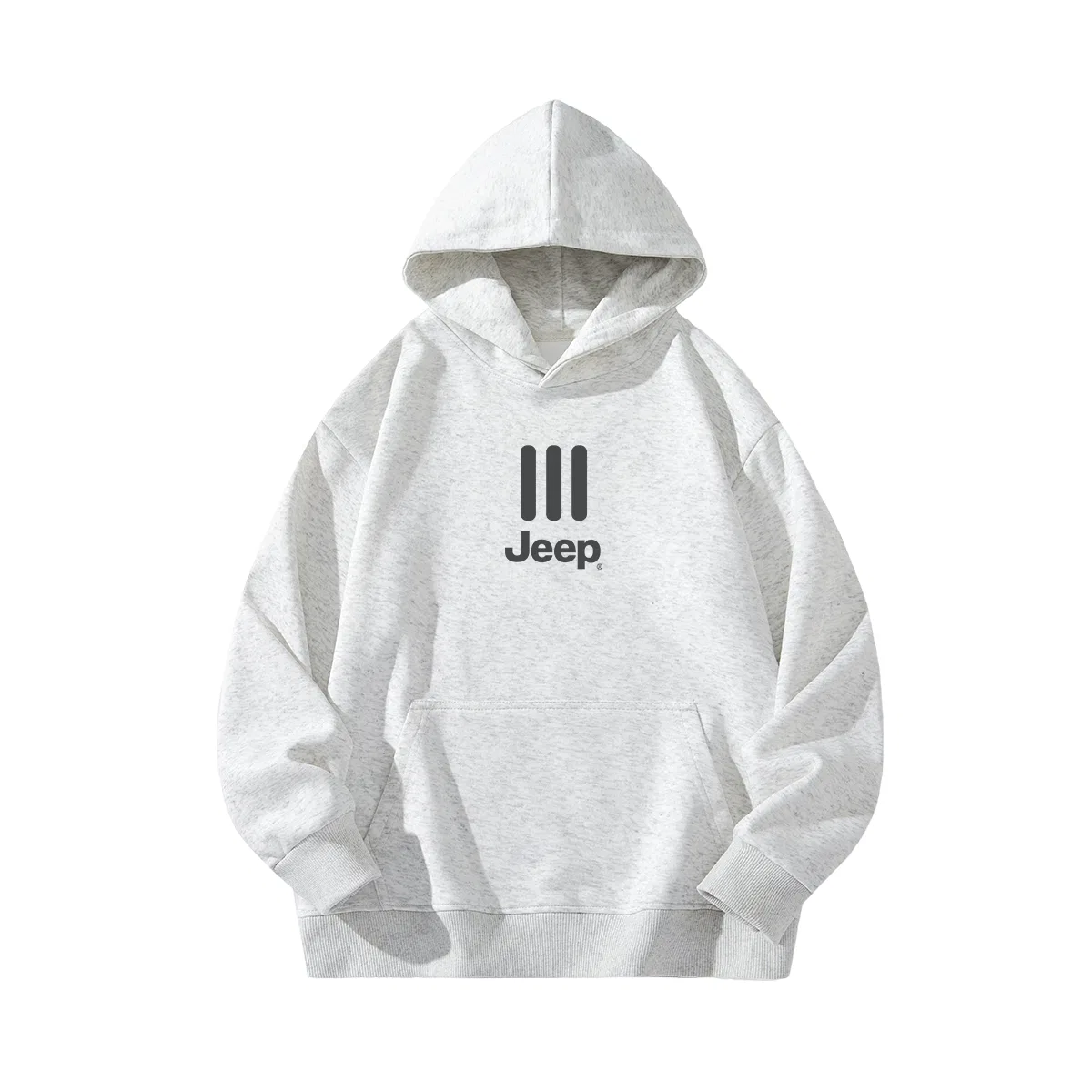 Детский свитшот с принтом Jeep Heather Gray