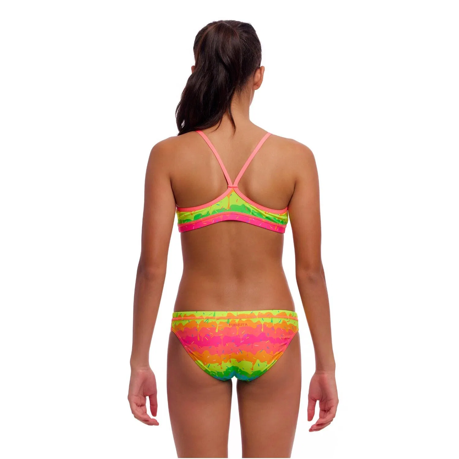 Детское бикини с принтом Melting Mayhem Funkita, Bunt — фото 2