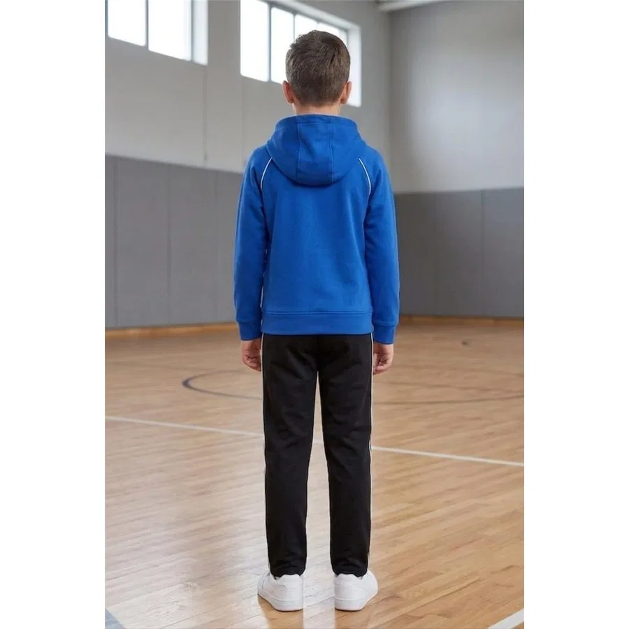 Детский спортивный костюм с капюшоном и регланом Athletic Pina Kids, Синий — фото 4