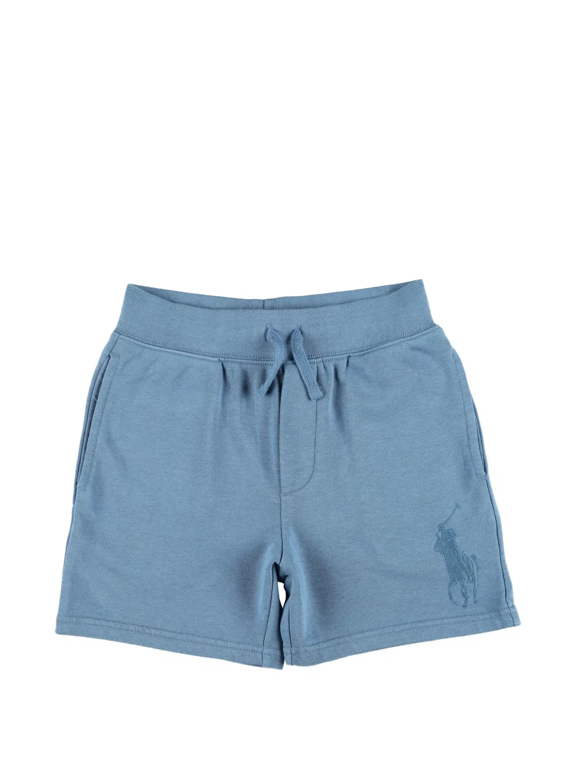 Короткие спортивные шорты с завязками Polo Ralph Lauren, синий