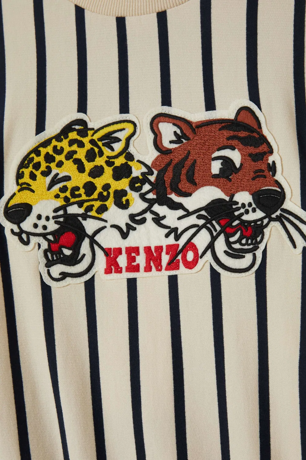 Свитшот хлопковый с принтом в полоску KENZO KIDS — фото 4