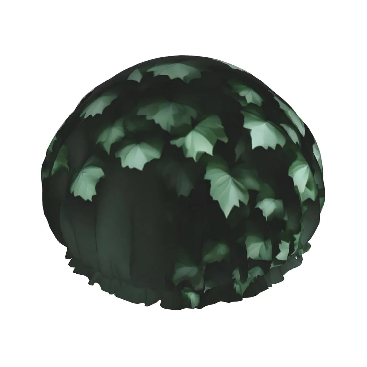 Шапочка для душа с принтом Green Creeper, GaJher, двойная, водонепроницаемая, Зеленый
