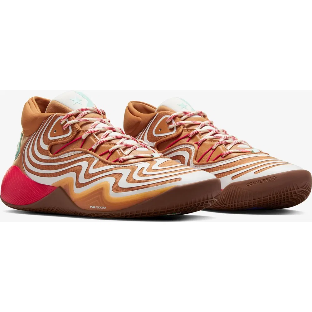 Детские кроссовки для баскетбола с шнуровкой All Star BB Shift Converse, Orange — фото 2