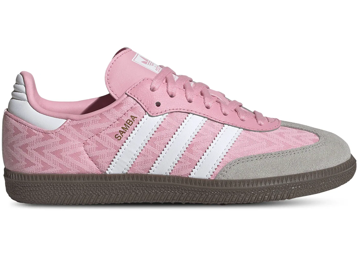Детские кроссовки Lifestyle Adidas Samba OG, Light Pink/Cloud White/Gum
