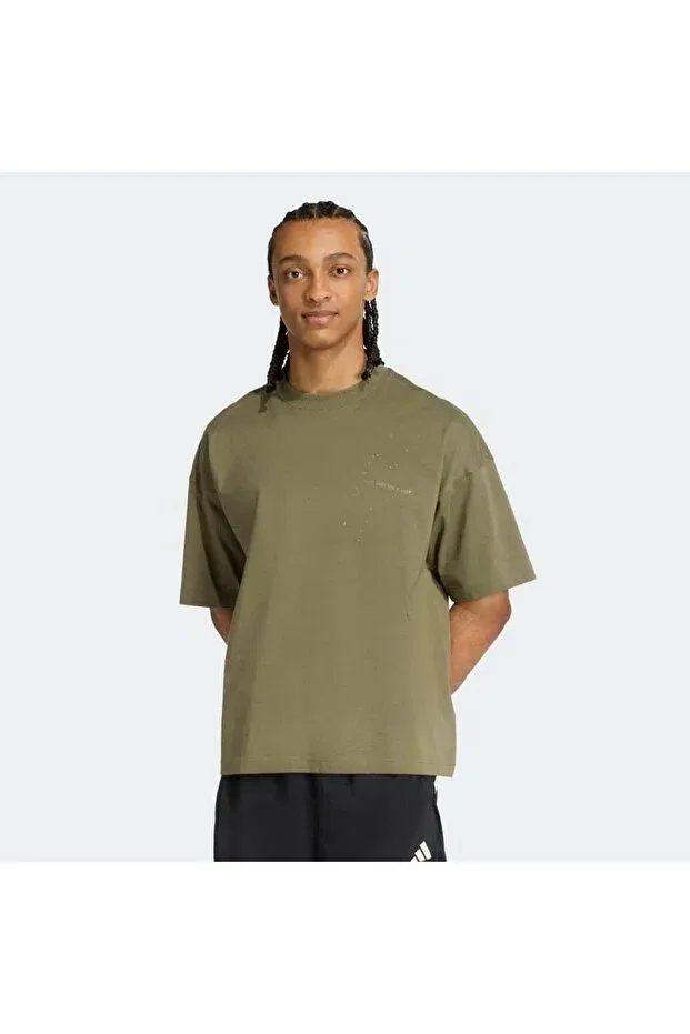Женская футболка хлопковая Adidas, Green