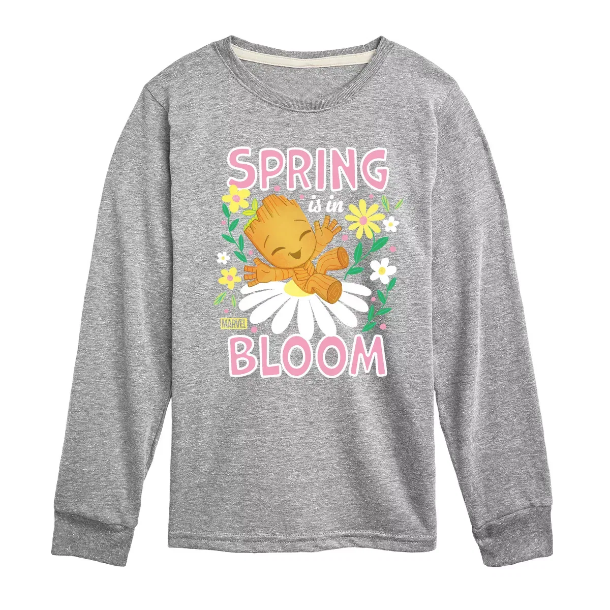 Детское лонгслив с принтом Spring Is In Bloom Marvel Navy