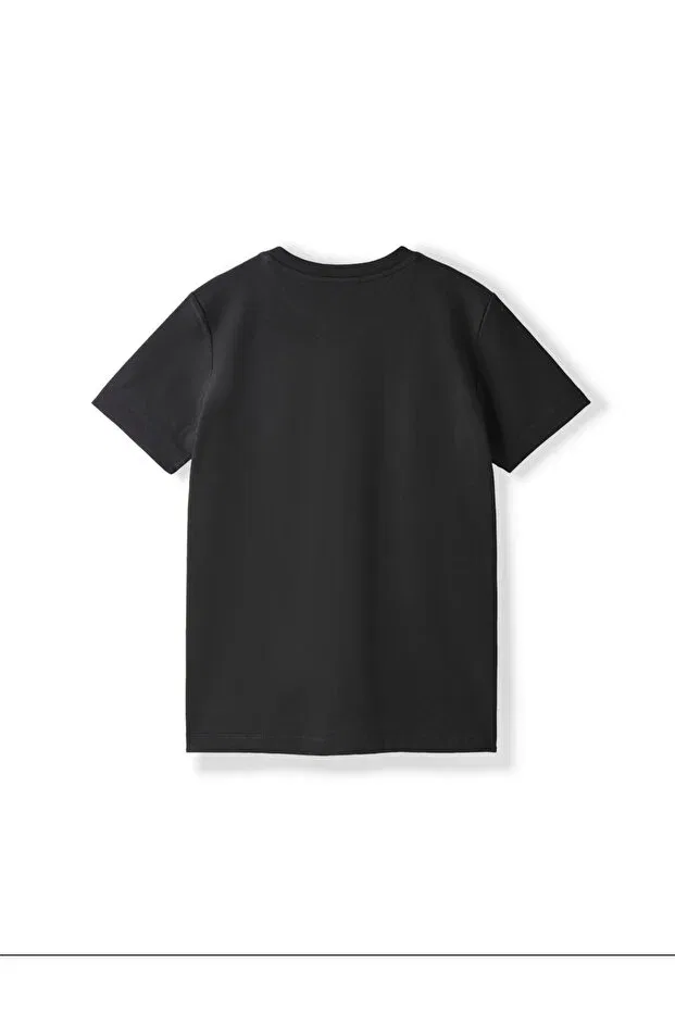 Детская футболка для мальчиков хлопковая Gsstore, Black — фото 2