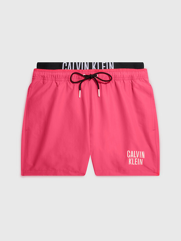 

Шорты для плавания с двойным поясом - Intense Power Calvin Klein, розовый