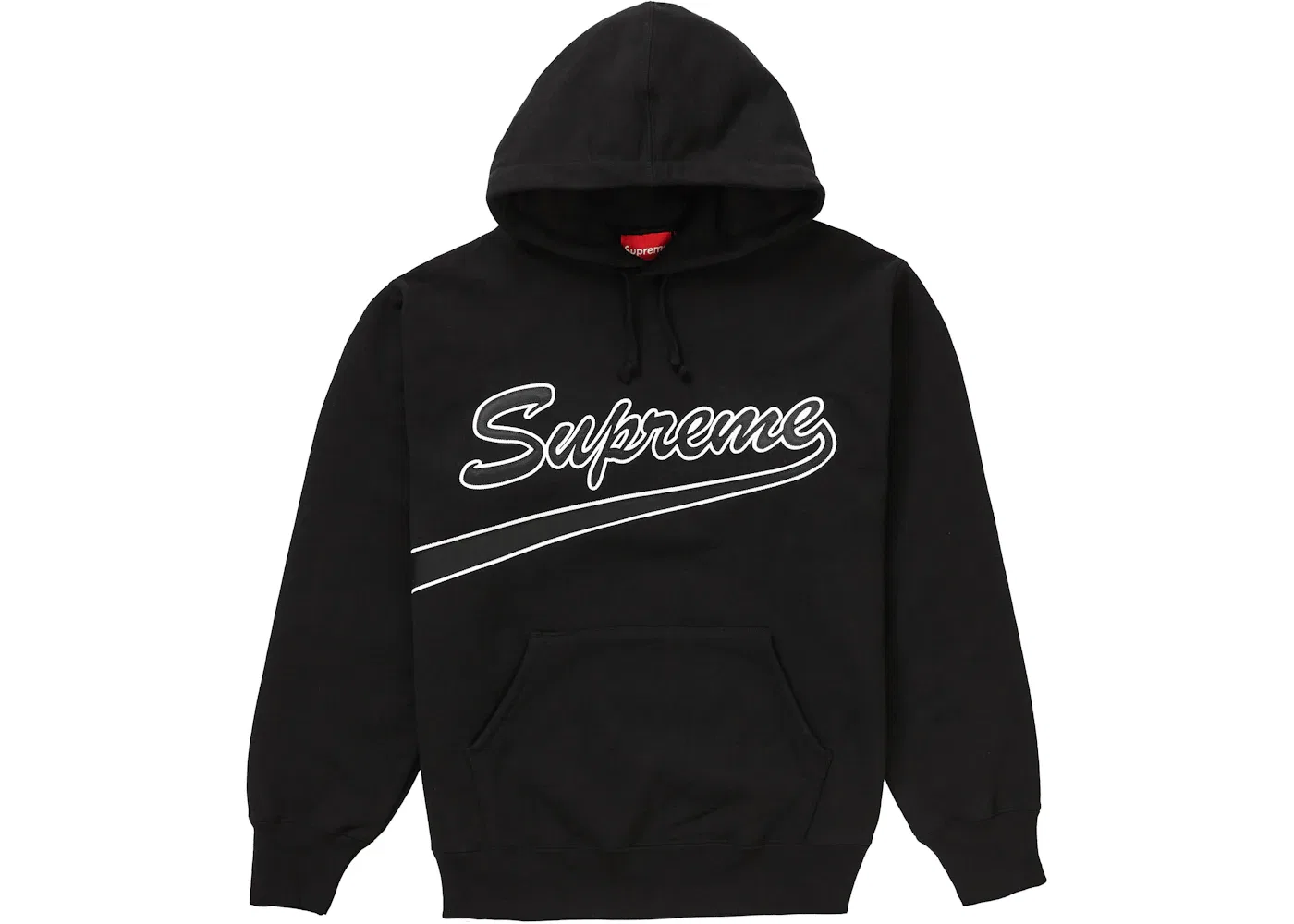 Мужской худи с капюшоном Supreme Tail Hooded Sweatshirt, Black