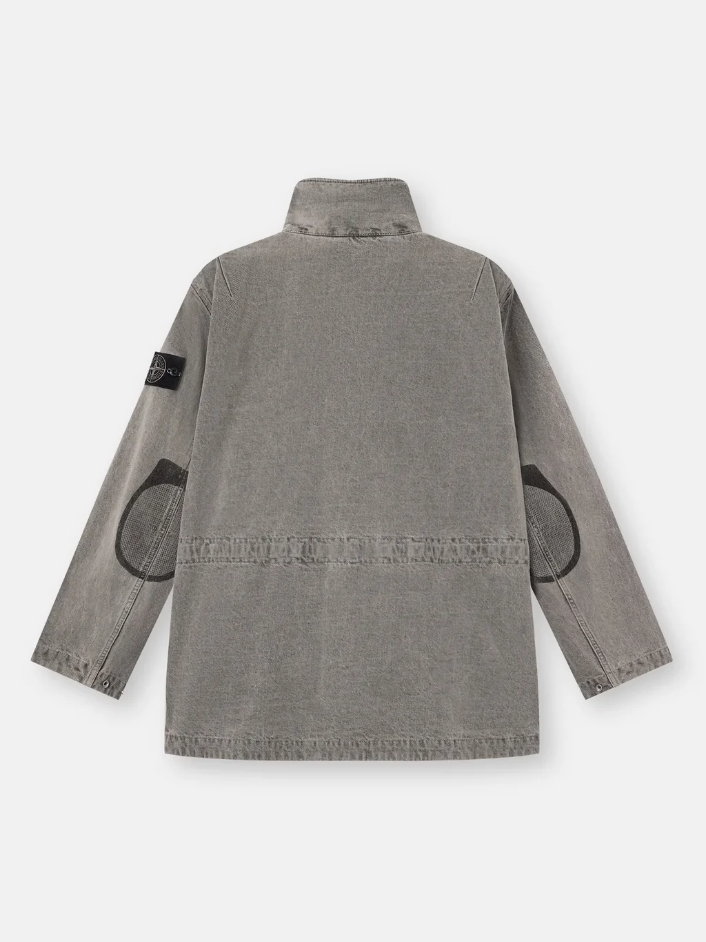 Мужская куртка Stone Island With Removable Vest, серый — фото 4