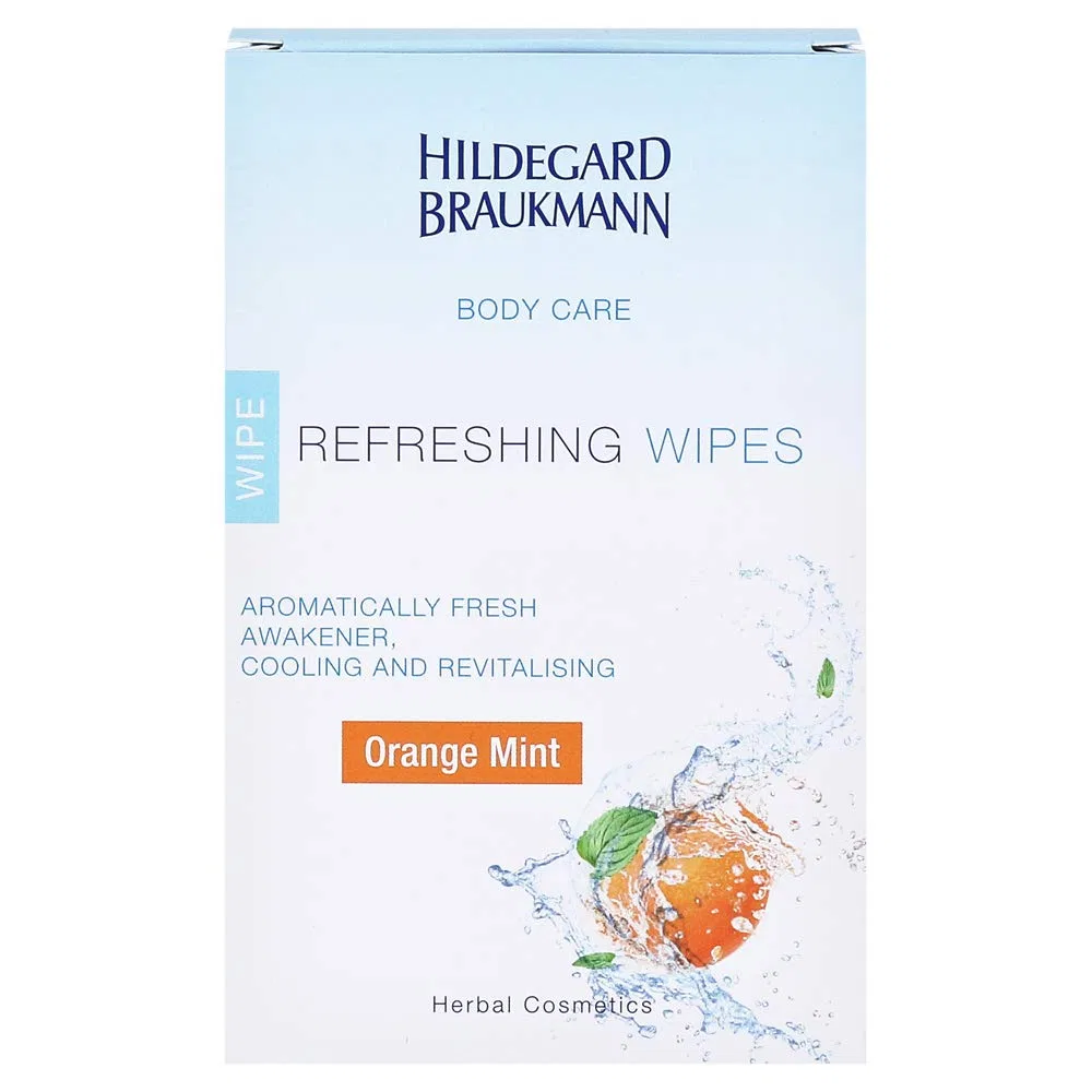 Салфетки для тела освежающие Hildegard Braukmann Orange Mint, 10 шт., 150 г — фото 2