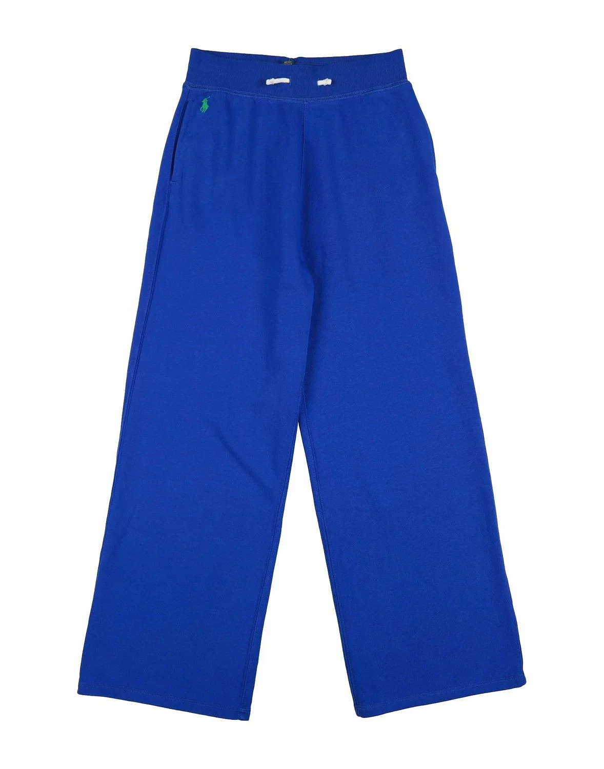Детские спортивные штаны для девочек с принтом French Terry Wide-Leg Sweatpant Polo Ralph Lauren, синий