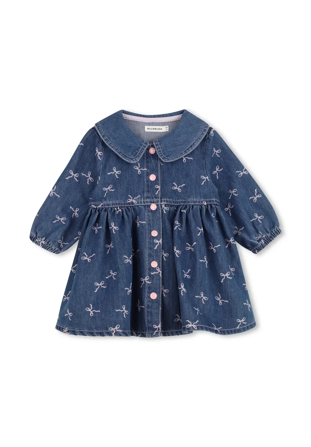 Платье для девочки - джинсовое платье Billieblush, Denim Blue