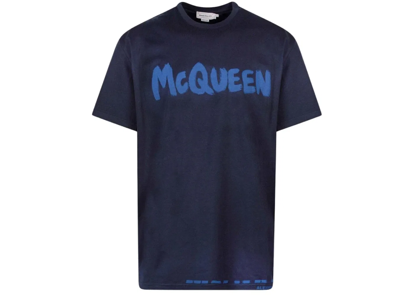 Мужская футболка с логотипом Alexander McQueen, Navy