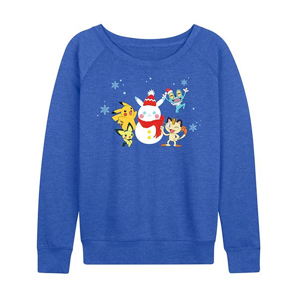 

Женская футболка с длинным рукавом Pokemon Snow-Pikachu из френч терри Licensed Character, Heather Royal Blue, Белый, Женская футболка с длинным рукавом Pokemon Snow-Pikachu из френч терри Licensed Character, Heather Royal Blue