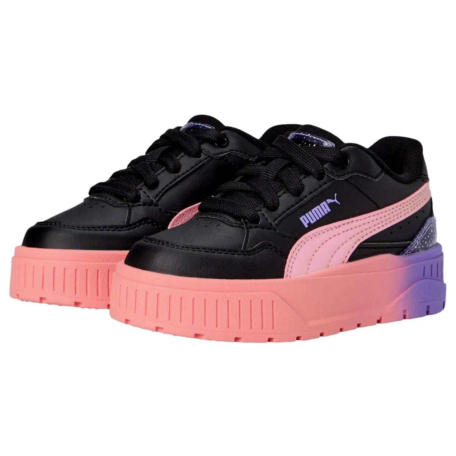 Puma Karmen lI IdoI Puma Black/Pink Fruit/Lavender AIert 400606-02 Pre-School — фото 4