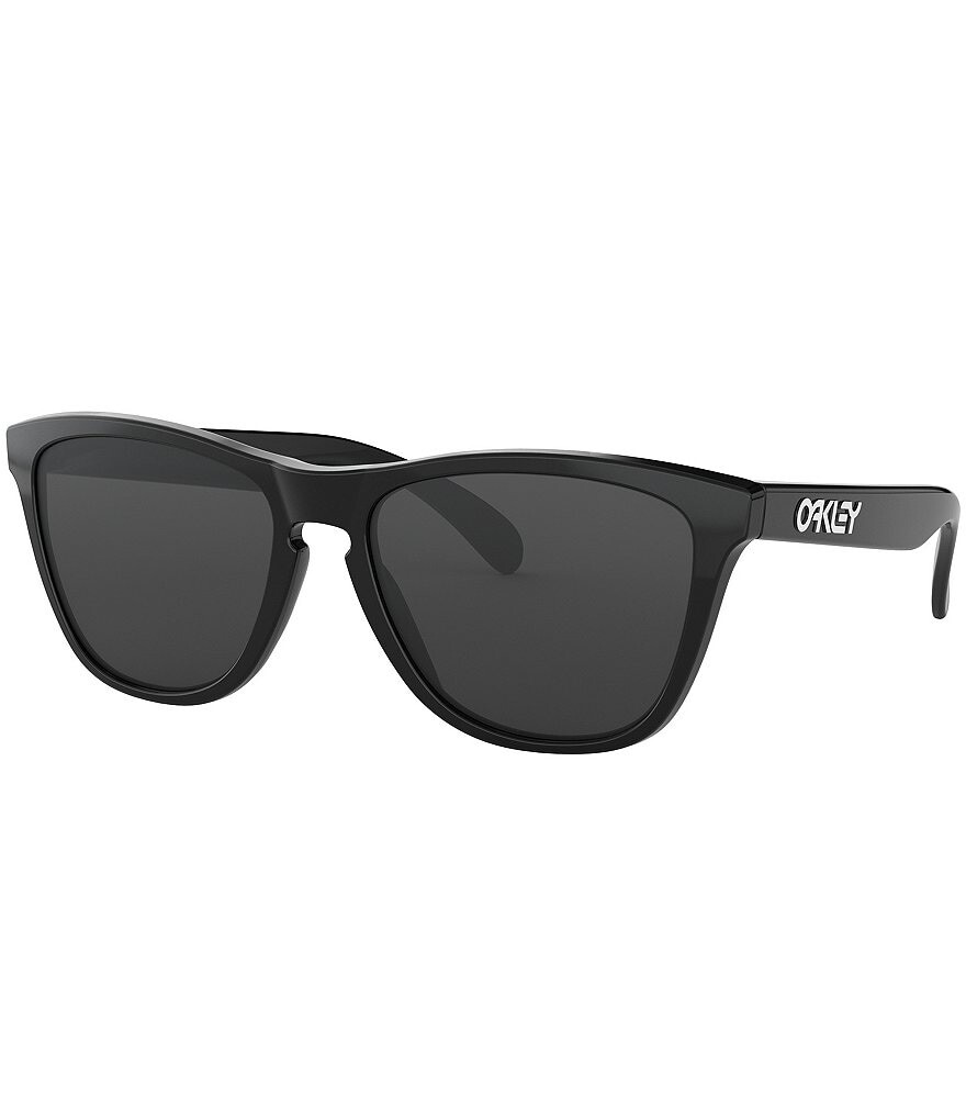 

Квадратные солнцезащитные очки Oakley Unisex OO9013 Frogskins 55 мм, черный