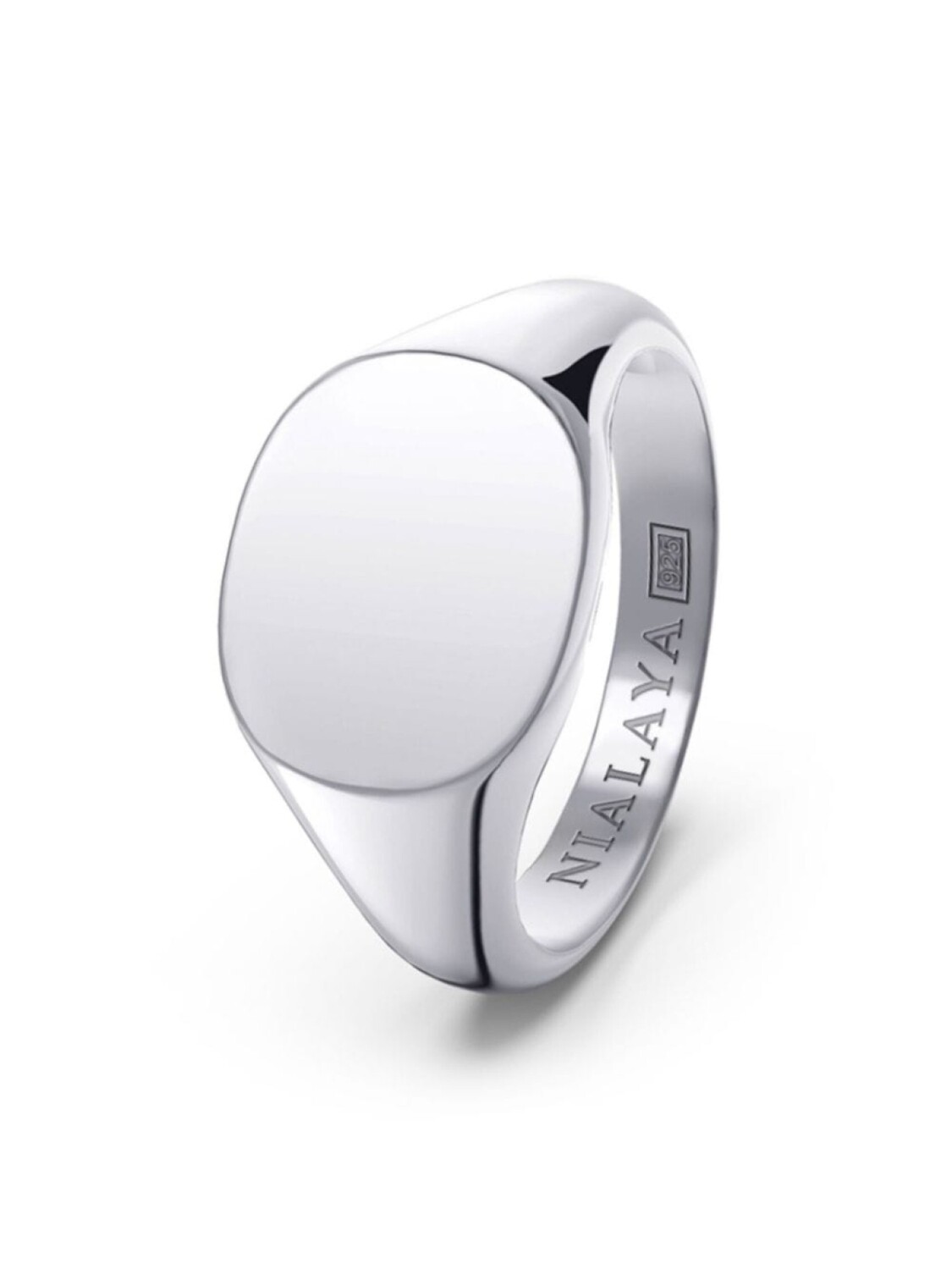 

Перстень с логотипом Nialaya Jewelry, серебряный