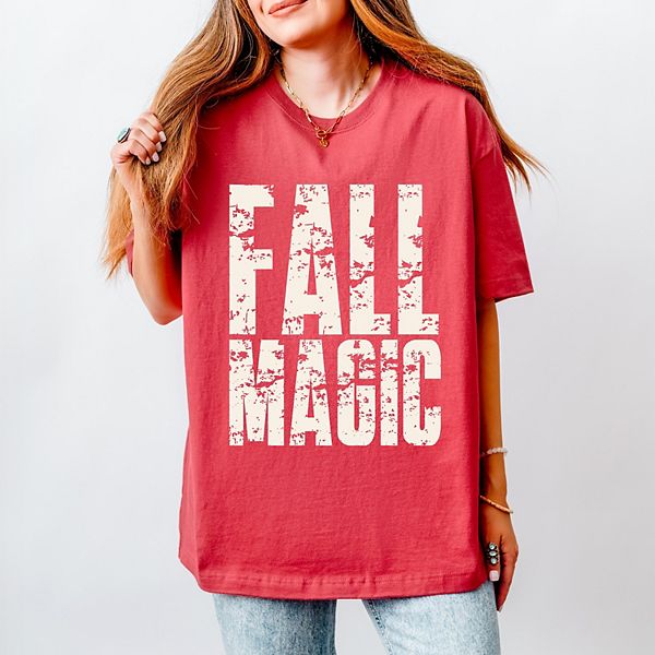 

Футболка Fall Magic Block Distressed Simply Sage Market, Brick