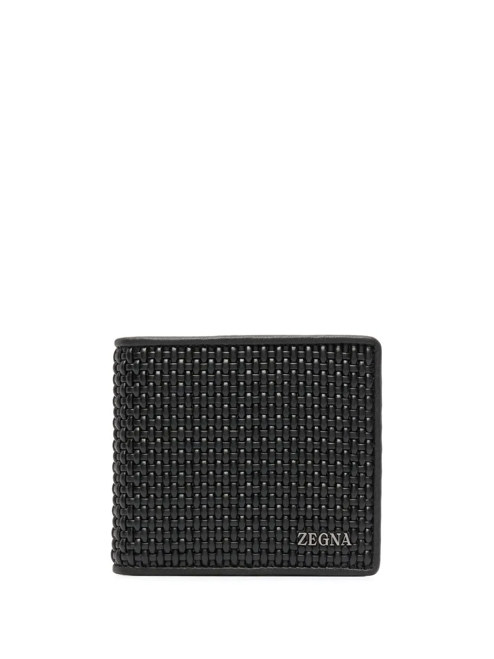 

Кошелек с логотипом Zegna, черный