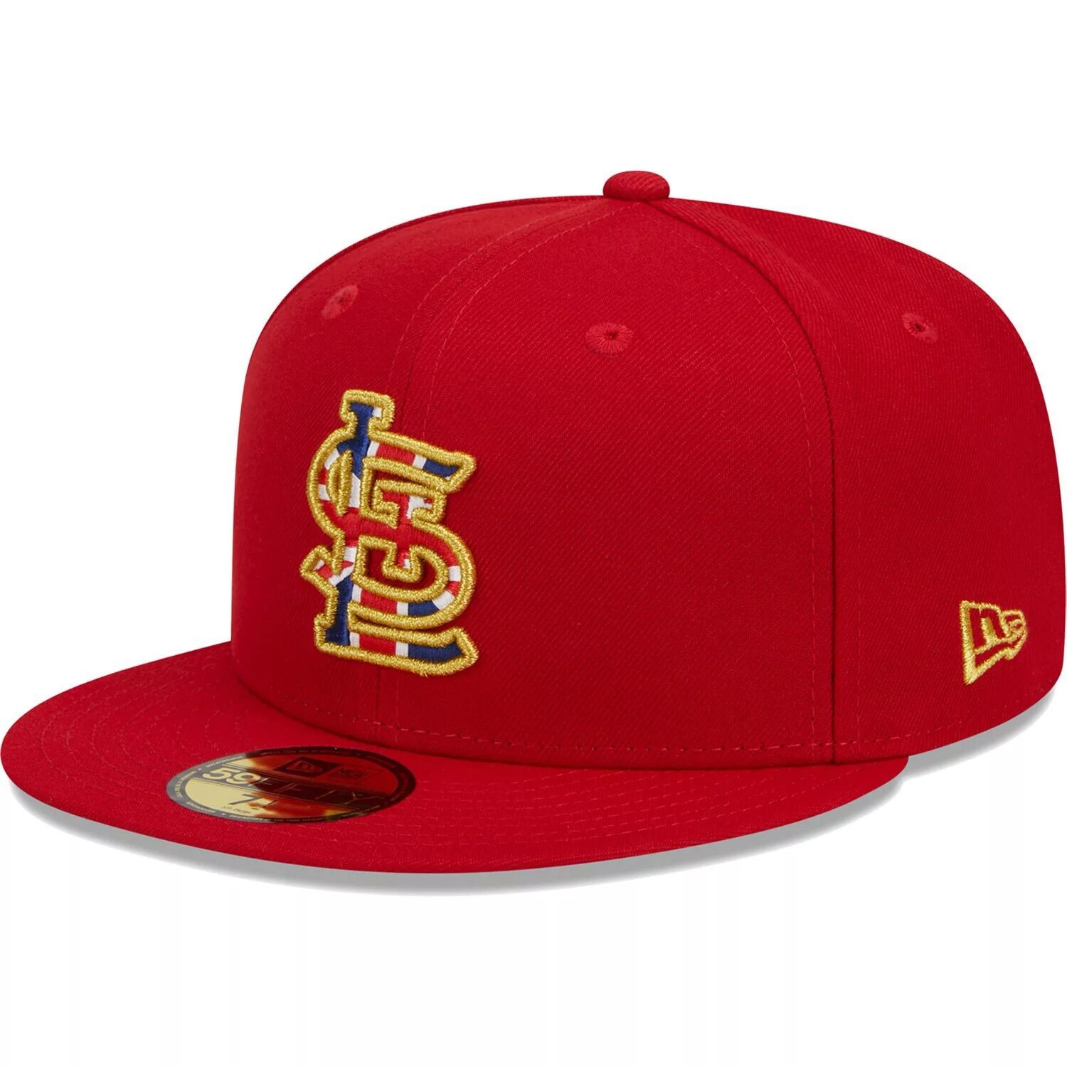 

Мужская облегающая шляпа с флагом New Era Red St. Louis Cardinals 2023 MLB: London Series 59FIFTY