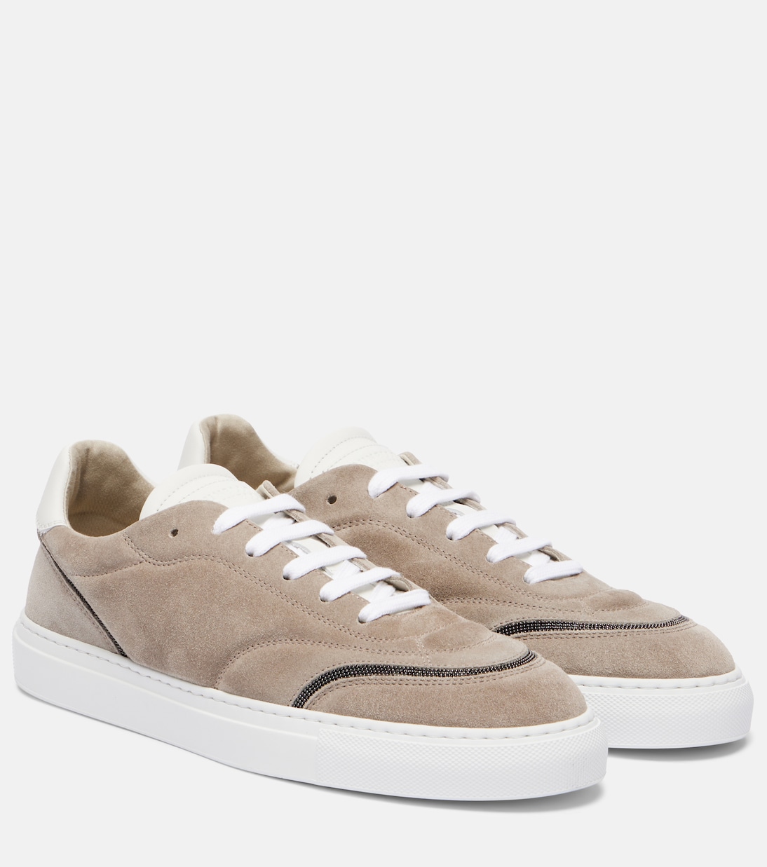 Мокасины из замши Monili Brunello Cucinelli, Roccia