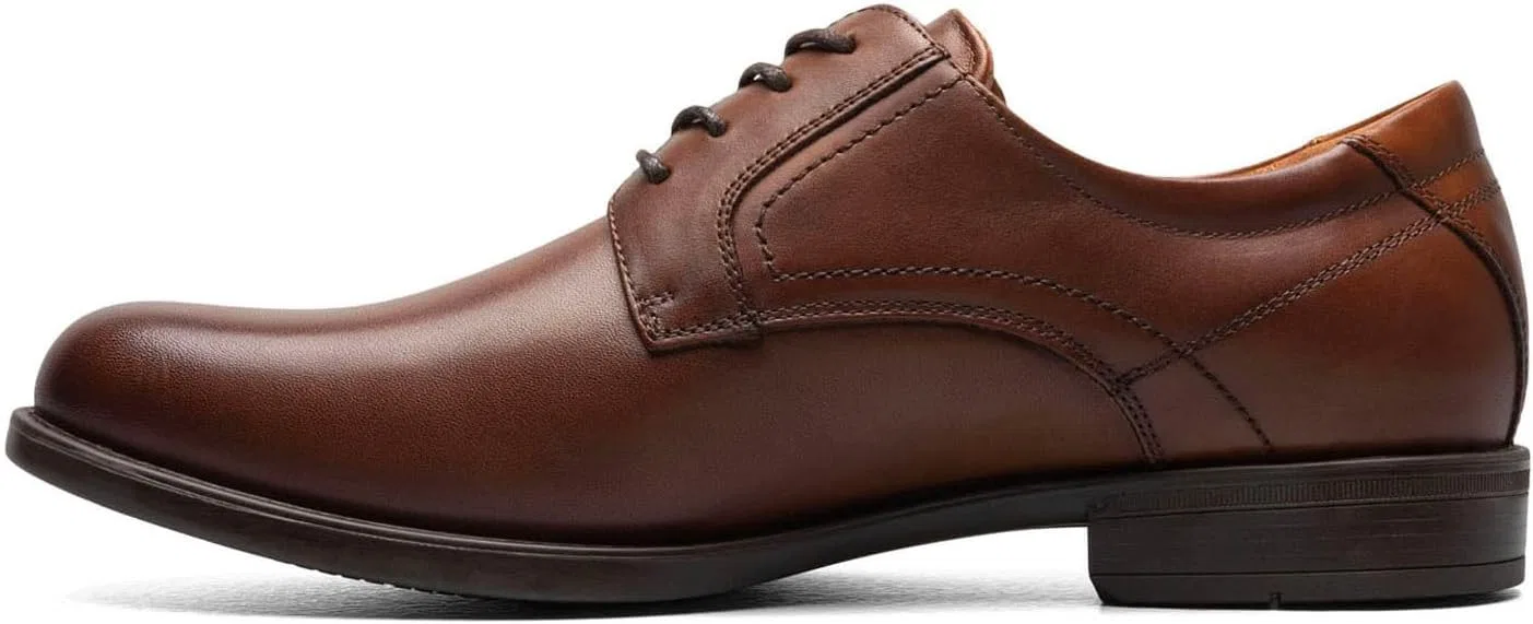 Мужские оксфорды Florsheim Medfield с гладким носком, Cognac — фото 4
