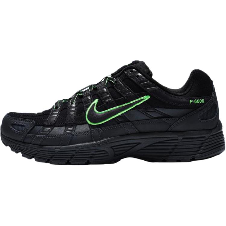 

Nike Кроссовки для бега P 6000 с низким верхом, износостойкие, черные, мужские