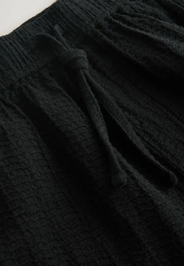Брюки Next, black honeycomb, черный — фото 2