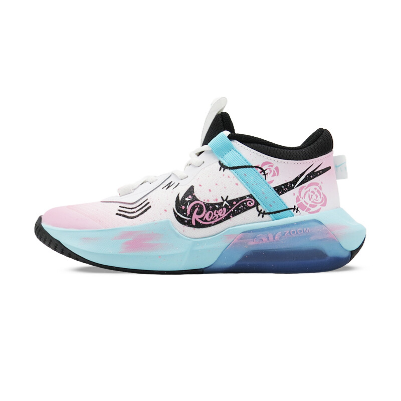 

Кроссовки Nike Air Zoom Crossover Vintage Basketball Shoes Women's Low-top Blue/black, розовый