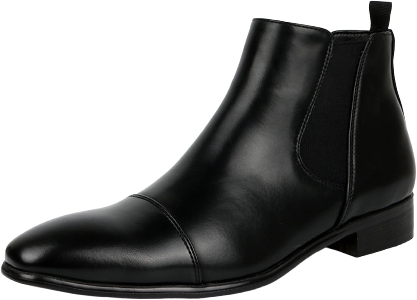 

Мужские ботинки Chelsea SywzXxfybz с зауженным носком, низким каблуком и деловым стилем Sywzx&Xfybz, черный