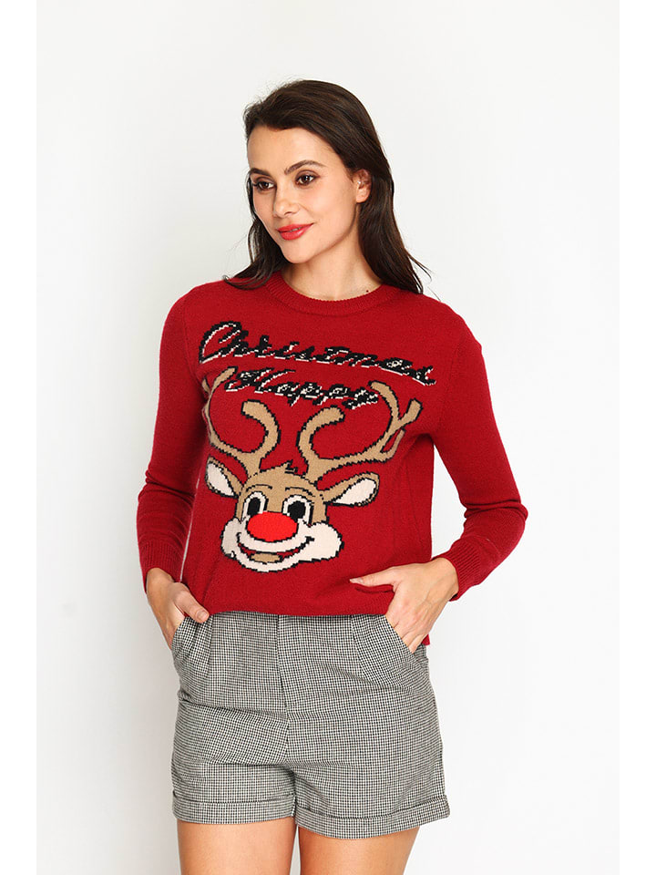 

Пуловер ASSUILI Pullover, красный