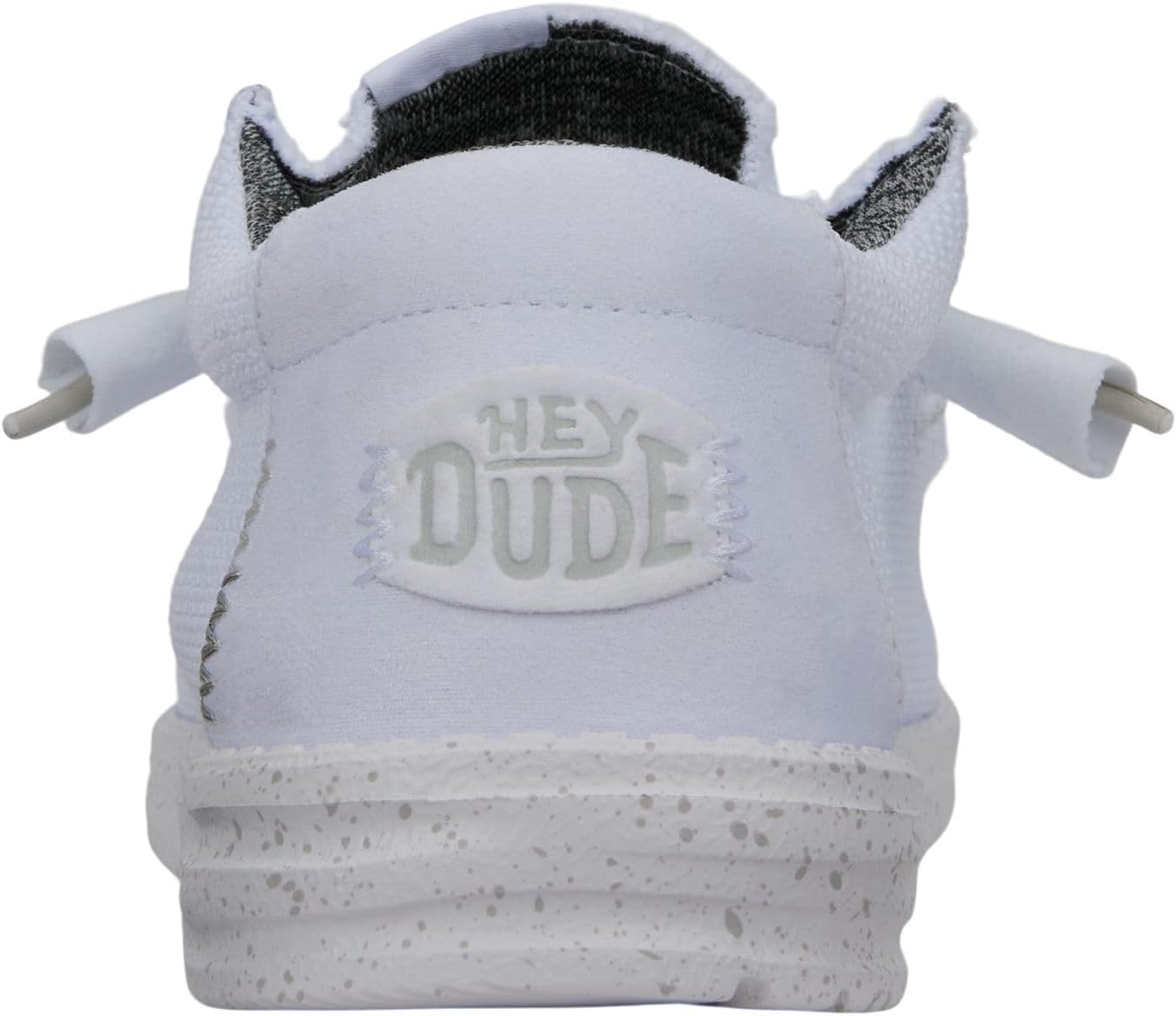 Мужские лоферы без шнурков HEYDUDE Wally Sport Mesh, белый — фото 4