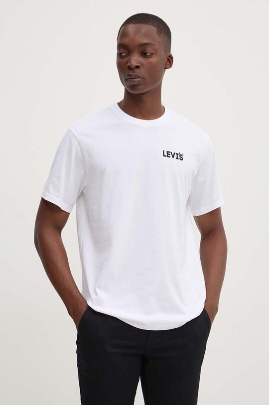 

Хлопковая футболка Levi's, белый