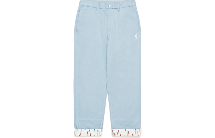 

Повседневные брюки унисекс, прямого кроя Clot, синий