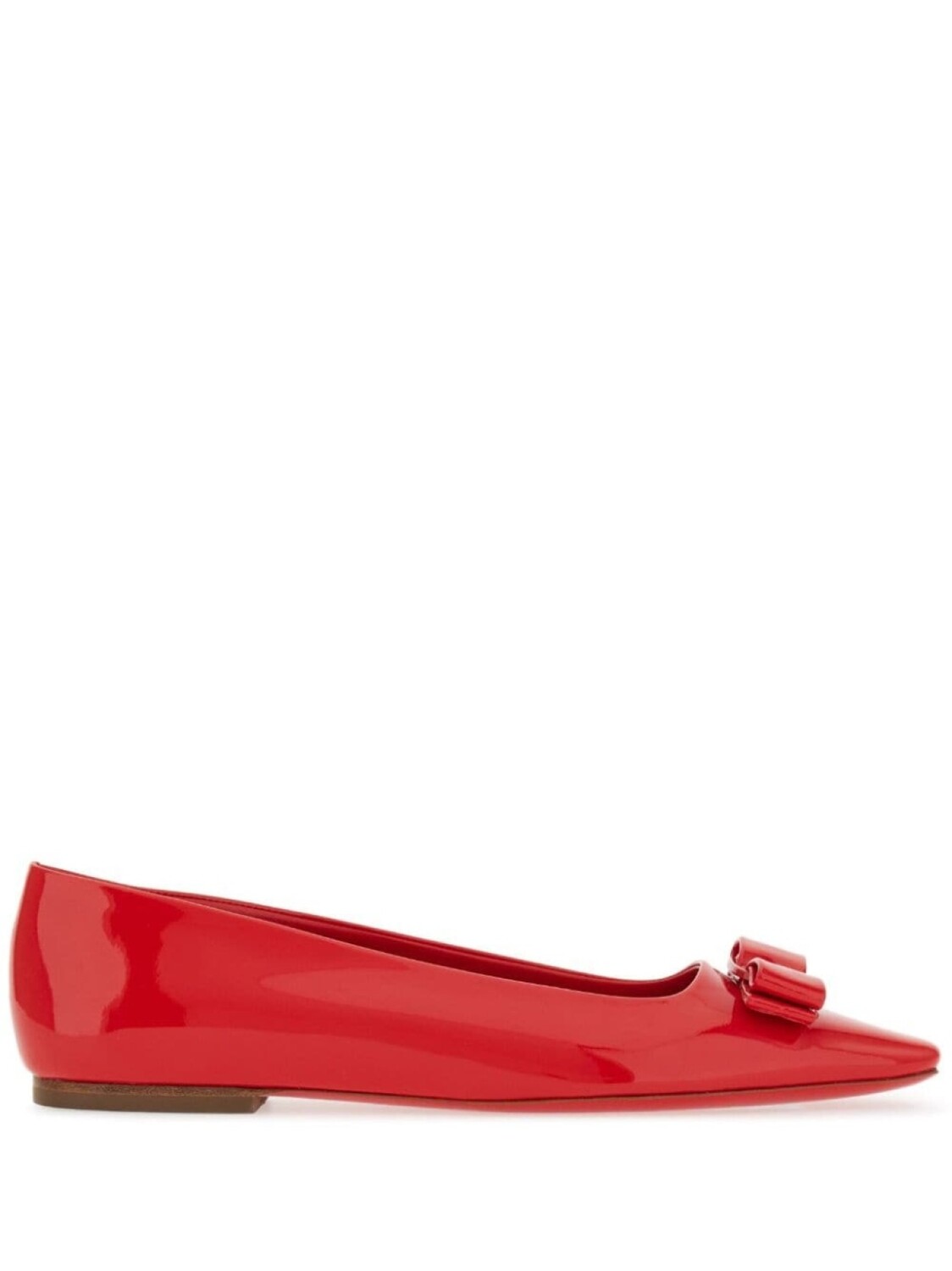 

Ferragamo балетки Vara Bow, красный