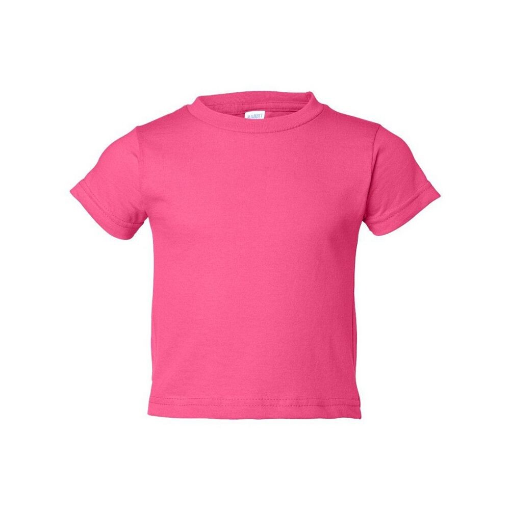 

Футболка из хлопкового джерси для малышей Rabbit Skins, цвет Hot Pink