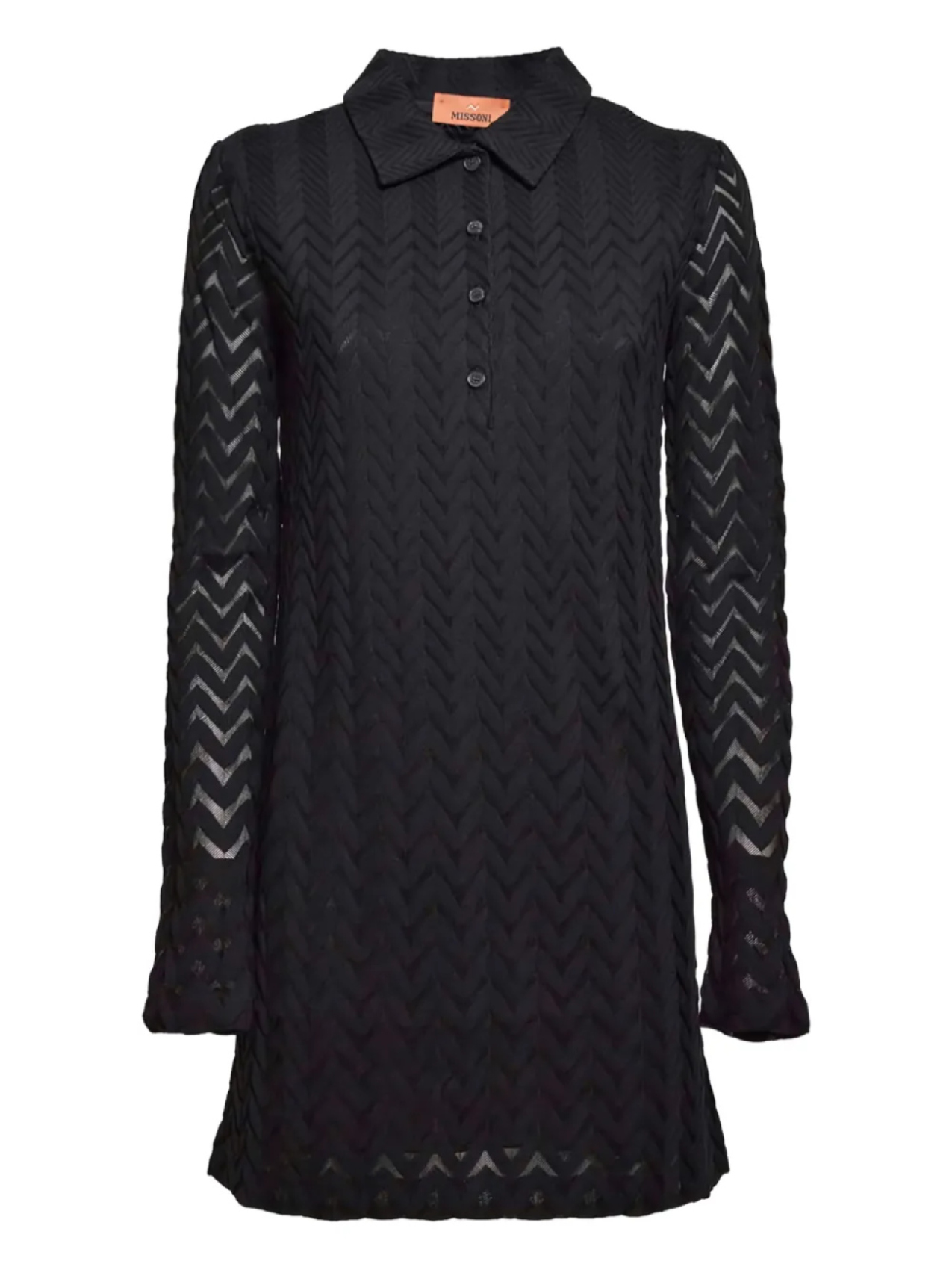 

Мини-платье Missoni Zigzag, черный
