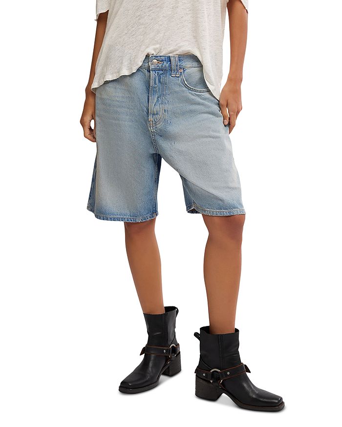 

Бермуды Montana Mid Rise Free People, синий