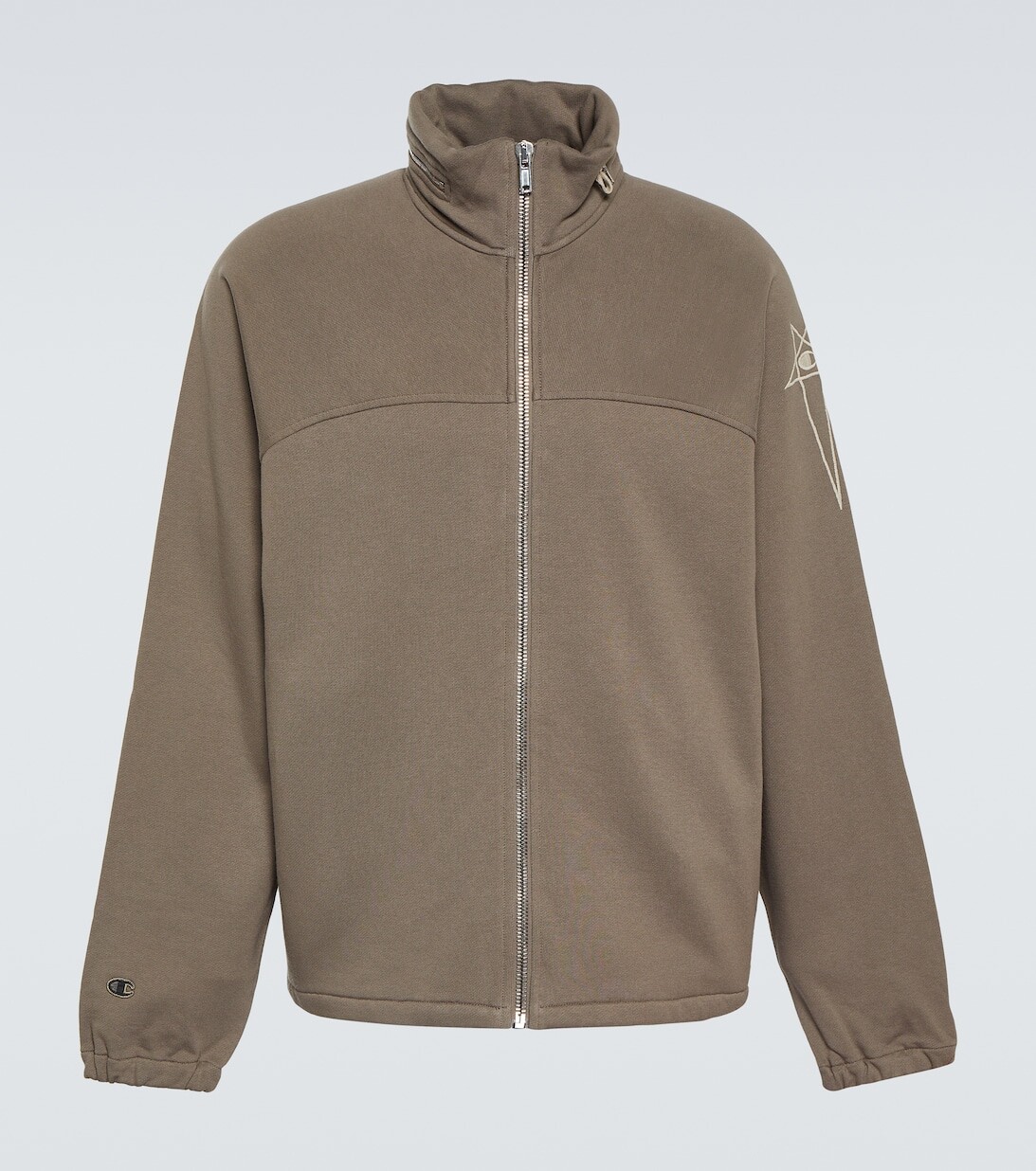 

Куртка асимметричного кроя из коллаборации с Champion® Mountain Rick Owens, бежевый