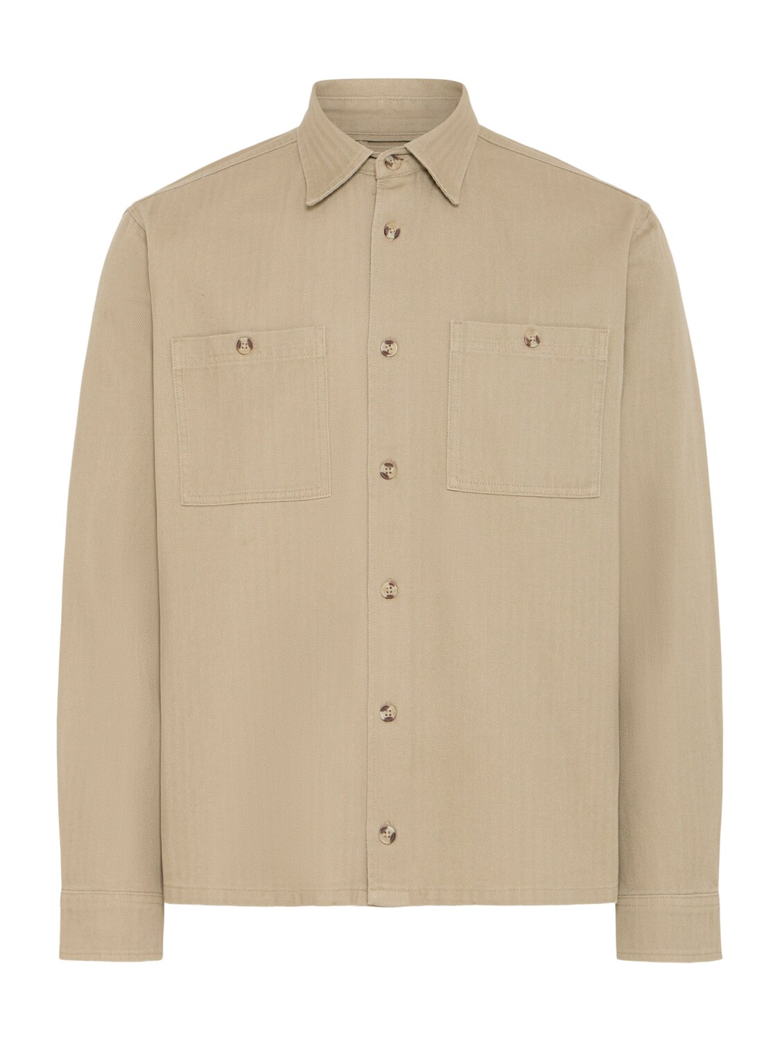 

BLEND Рубашка на пуговицах 'BHDENNY' светлого коричневого цвета Regular fit